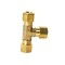 Thrifco Plumbing No. 64 5/16 Inch Lead-Free Brass Compression Tee 4401349 - alternate 4